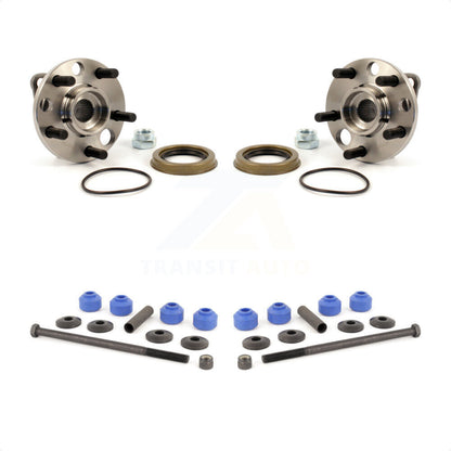 [Avant] Kit d'ensemble roulement de roue et moyeu pour Chevrolet Pontiac Cavalier Grand Am Corsica Buick Skylark Oldsmobile Beretta Sunbird Achieva Cutlass Calais Skyhawk J2000 Firenza K7T-100467 par Transit Auto