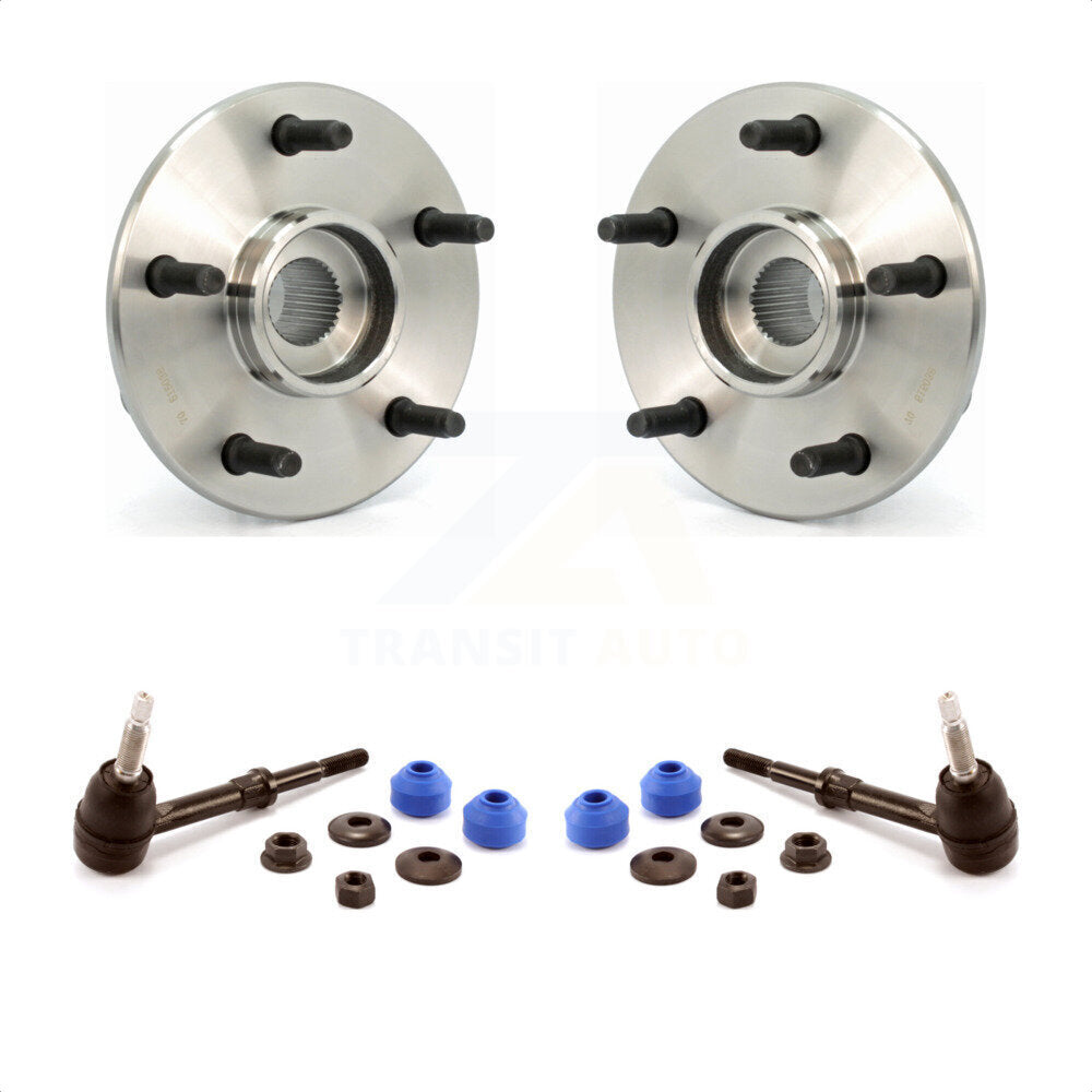 [Avant] Kit d'ensemble roulement de roue et moyeu pour 2000-2001 Dodge Ram 1500 4WD avec 2-Wheel ABS K7T-100648 par Transit Auto