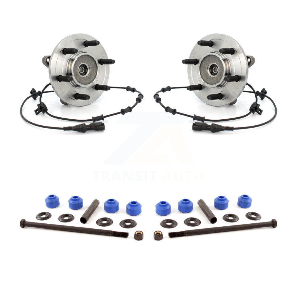[Avant] Kit d'ensemble roulement de roue et moyeu pour Ford Expedition Lincoln Navigator 4WD avec Coil front springs K7T-100656