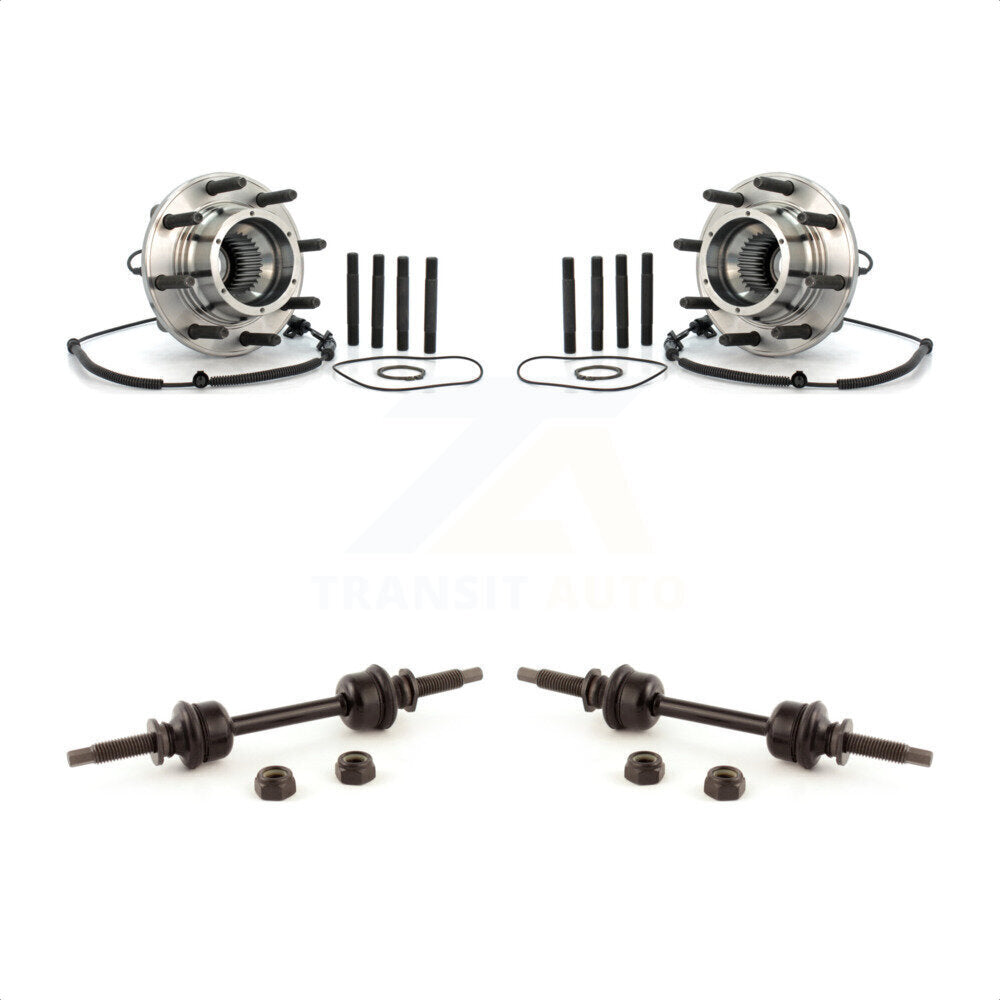 [Avant] Kit d'ensemble roulement de roue et moyeu pour 2010 Ford F-450 Super Duty F-550 avec Single Rear Wheels 4 X K7T-100691 par Transit Auto