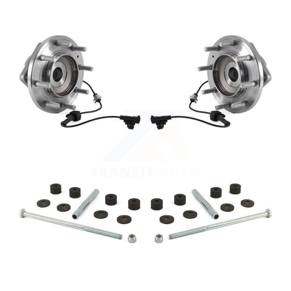 [Avant] Kit d'ensemble roulement de roue et moyeu pour 2011-2018 Chevrolet Silverado 3500 HD GMC Sierra avec Dual Rear Wheels 4WD K7T-101042