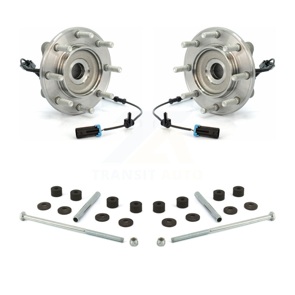 [Avant] Kit d'ensemble roulement de roue et moyeu pour 2007-2010 Chevrolet Silverado 3500 HD GMC Sierra avec Heavy Duty Suspension K7T-101094