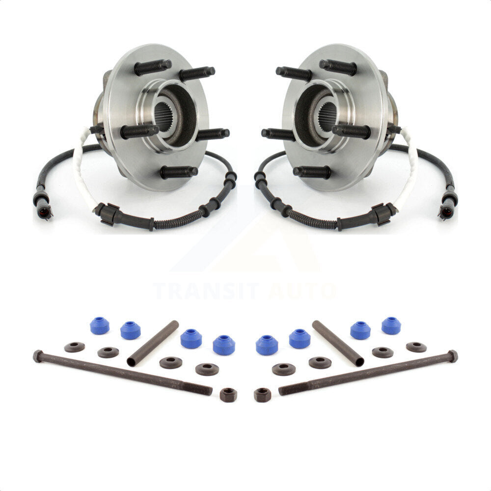 [Avant] Kit d'ensemble roulement de roue et moyeu pour 2000-2001 Ford F-150 4WD avec 4-Wheel ABS avec 5 Lug Wheels K7T-101133 par Transit Auto