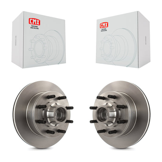 [Avant] Kit d'ensemble disque de frein à disque et moyeu pour Ford F-350 F-250 HD E-250 Econoline E-350 Club Wagon Super Duty K8-100020