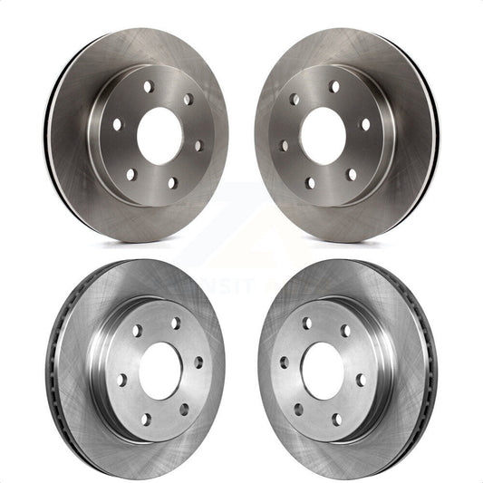 [Avant + Arrière] Kit de Disque de frein pour 2006 Chevrolet Express 2500 GAS engine avec 6 Lug Wheels K8-100982 par Top Quality