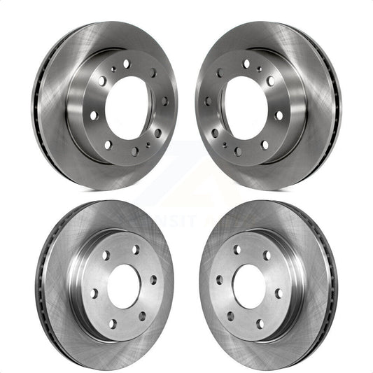 [Avant + Arrière] Kit de Disque de frein pour Chevrolet Silverado 2500 HD GMC Sierra Express Hummer H2 1500 Savana Suburban Yukon XL Avalanche Classic K8-100988 par Top Quality