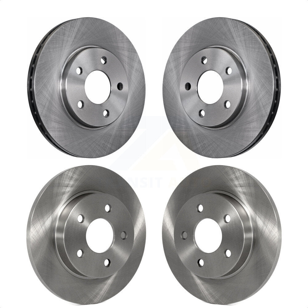 [Avant + Arrière] Kit de Disque de frein pour Chevrolet Malibu Pontiac G6 avec 276mm Diameter Rotor K8-101004 par Top Quality