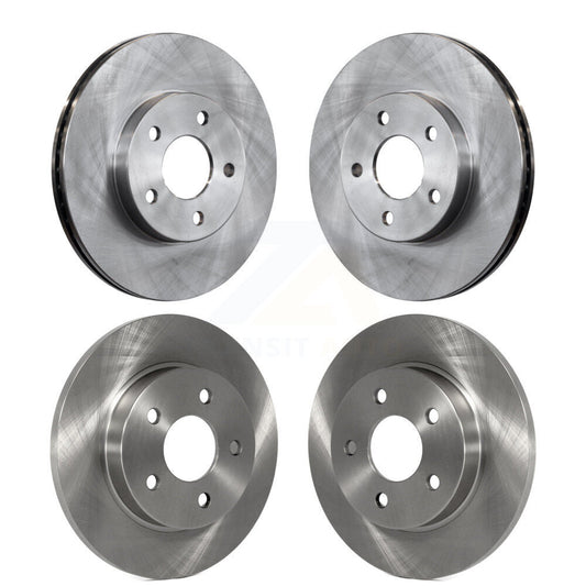 [Avant + Arrière] Kit de Disque de frein pour 2007-2010 Pontiac G5 avec Drum Brakes K8-101029