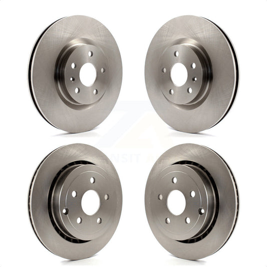 [Avant + Arrière] Kit de Disque de frein pour 2011-2017 Chevrolet Caprice K8-101038 par Top Quality