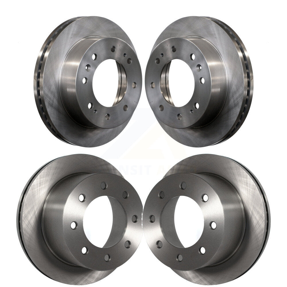 [Avant + Arrière] Kit de Disque de frein pour 2011-2019 Chevrolet Silverado 3500 HD GMC Sierra avec Dual Wheels K8-101058