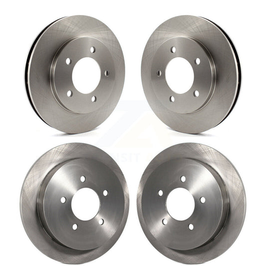 [Avant + Arrière] Kit de Disque de frein pour 1999-2001 Ford Expedition Lincoln Navigator avec 14mm Wheel Lugs 4WD K8-101099