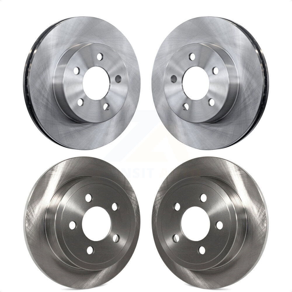 [Avant + Arrière] Kit de Disque de frein pour 2003-2007 Jeep Liberty K8-101179 par Top Quality