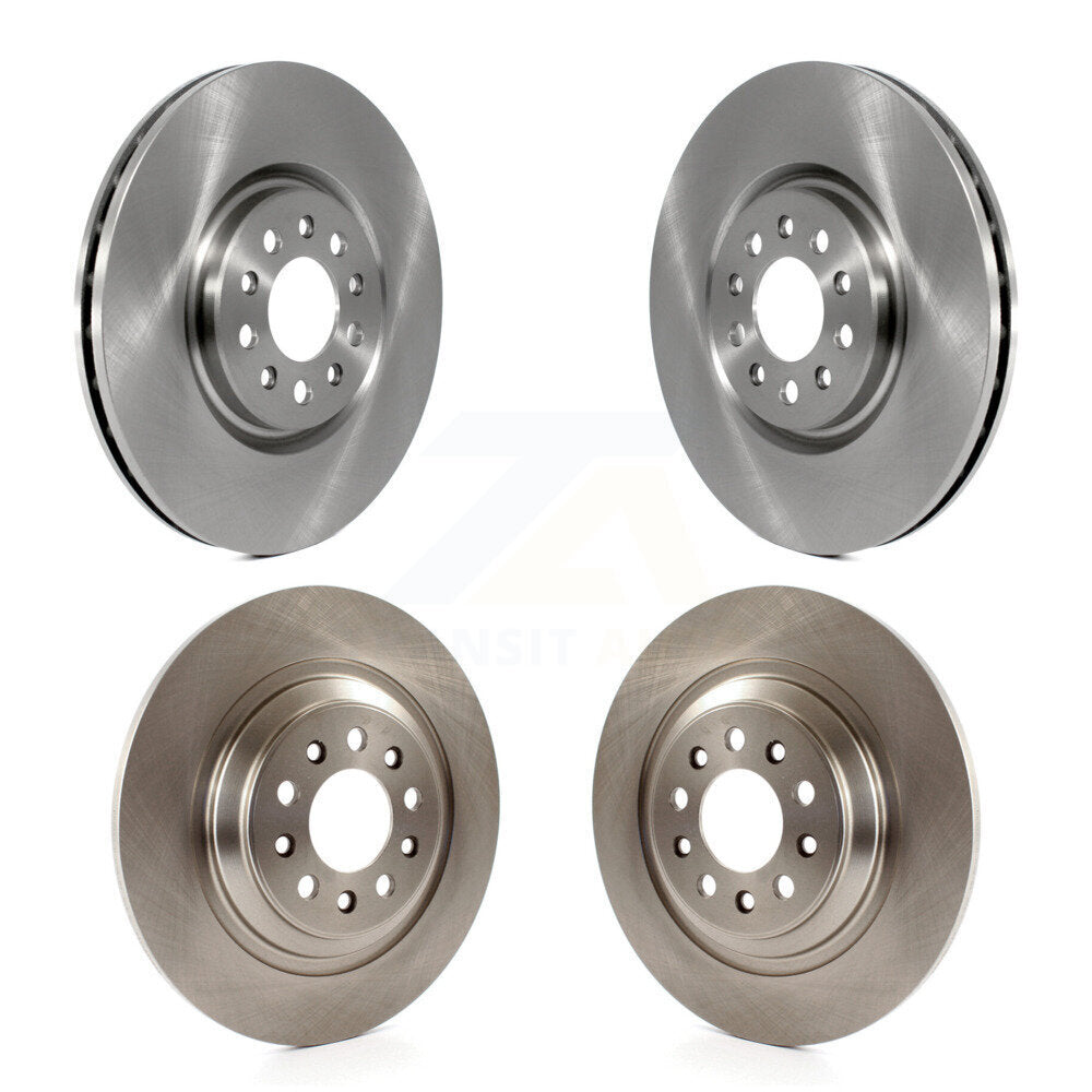 [Avant + Arrière] Kit de Disque de frein pour 2014-2021 Jeep Cherokee avec Dual Piston Caliper K8-101223