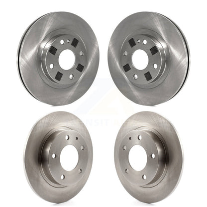 [Avant + Arrière] Kit de Disque de frein pour 2001-2002 Mazda Protege 2.0L avec rear brakes avec 4 Lug Wheels K8-101293