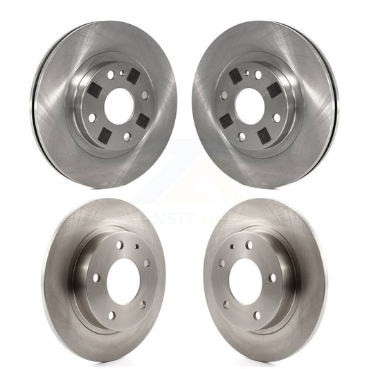 [Avant + Arrière] Kit de Disque de frein pour 2001-2002 Mazda Protege 2.0L avec rear brakes avec 4 Lug Wheels K8-101293