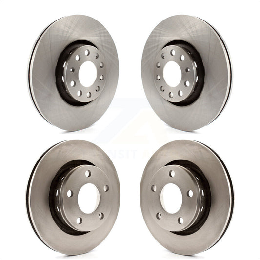 [Avant + Arrière] Kit de Disque de frein pour 2002-2003 Audi S6 avec 312mm Diameter Rotor K8-101305 par Top Quality