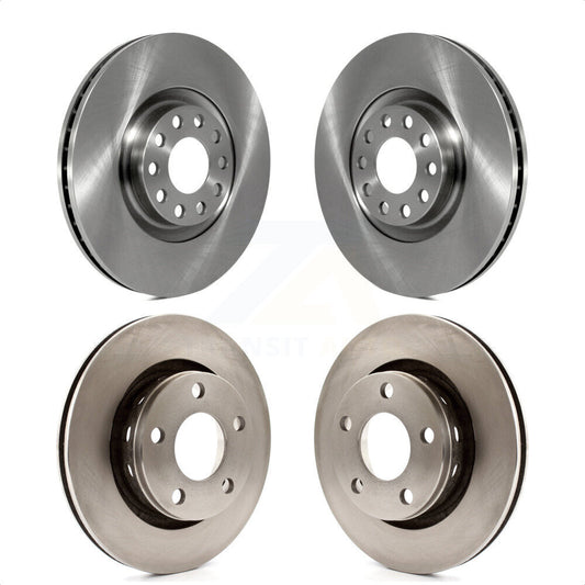 [Avant + Arrière] Kit de Disque de frein pour 2002-2003 Audi S6 avec 321mm Diameter Rotor K8-101313 par Top Quality