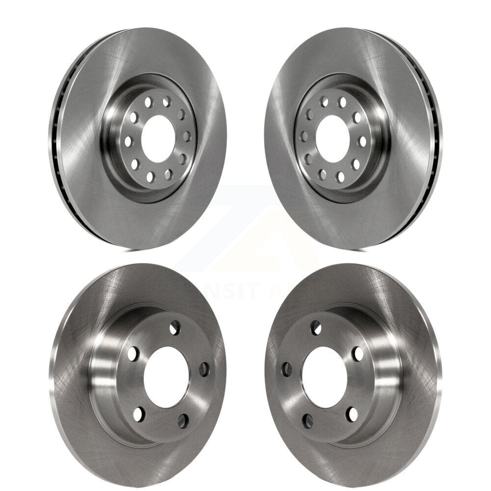[Avant + Arrière] Kit de Disque de frein pour 2001-2005 Audi Allroad Quattro avec Single Piston Caliper K8-101314