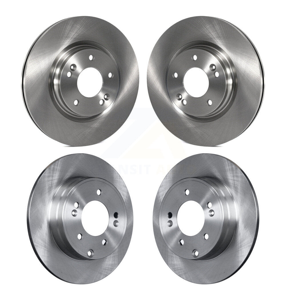 [Avant + Arrière] Kit de Disque de frein pour Hyundai Sonata Kia Optima avec Manual Parking K8-101639
