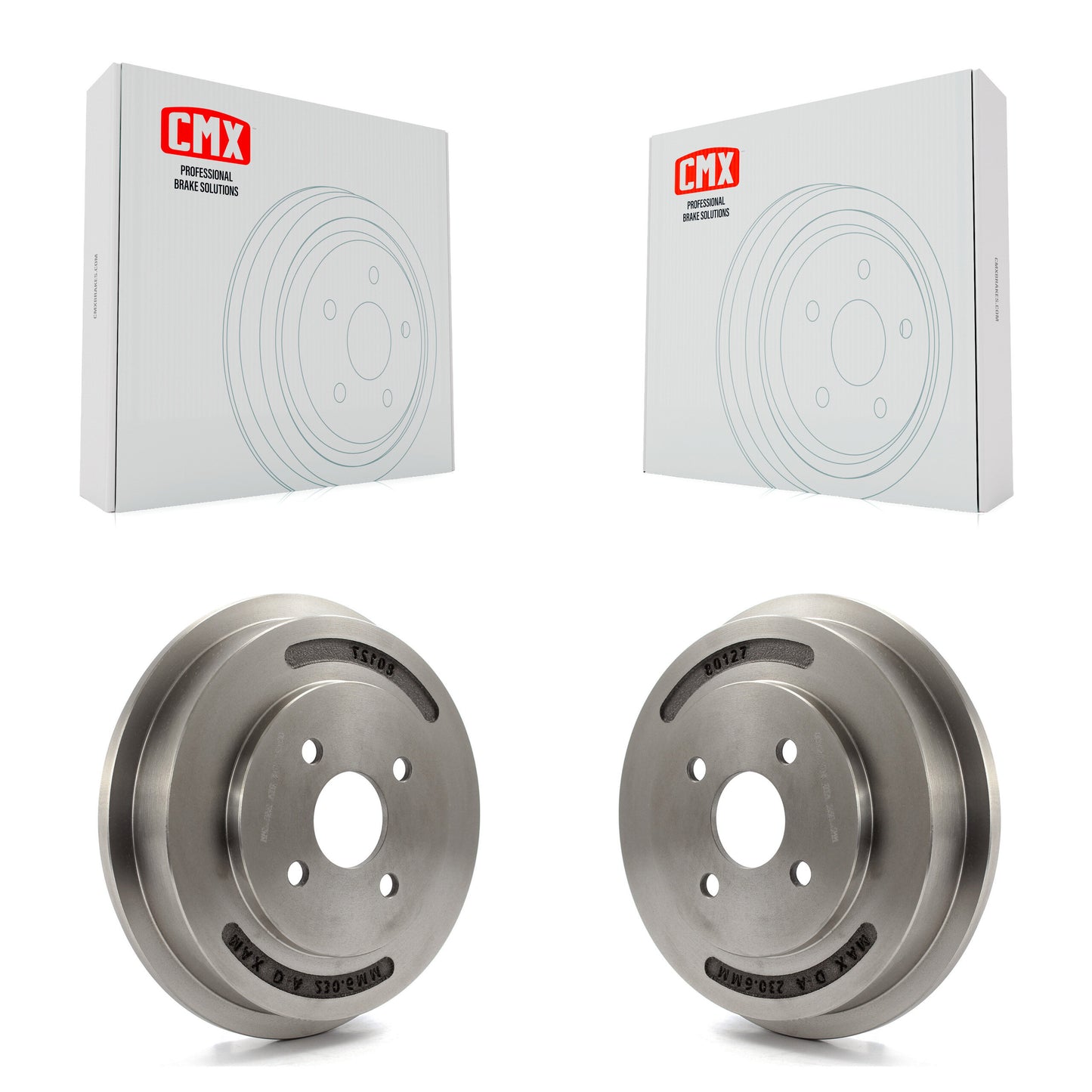 [Arrière] Kit de Tambour de frein pour Chevrolet Cobalt Pontiac G5 avec 4 Lug Wheels K8-101883
