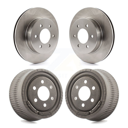 [Avant + Arrière] Kit de Disque de frein pour 1997-2002 Dodge Dakota avec 9" Diameter Drum K8-101969