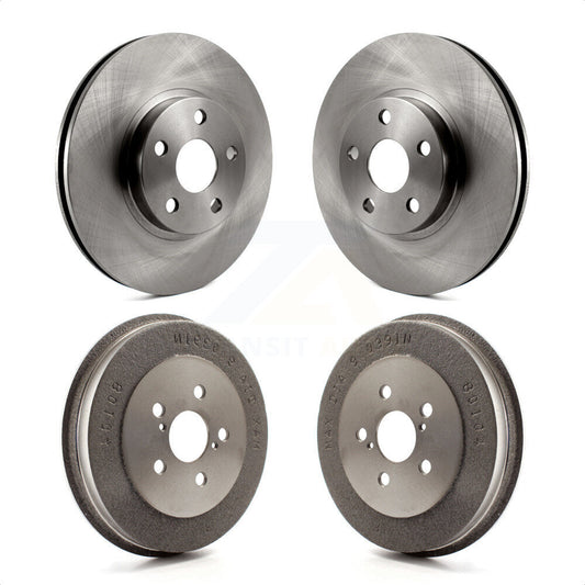 [Avant + Arrière] Kit de Disque de frein pour Toyota Matrix Pontiac Vibe K8-101973 par Top Quality