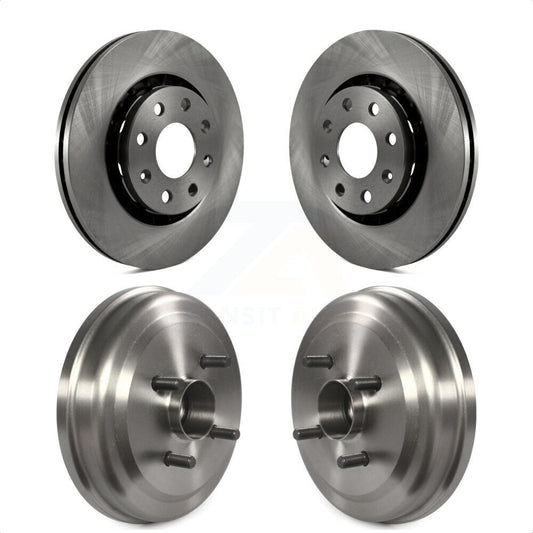 [Avant + Arrière] Kit de Disque de frein pour Chevrolet Aveo Aveo5 Pontiac G3 Suzuki Wave Swift Wave5 avec Hub Assembly K8-101976 par Top Quality