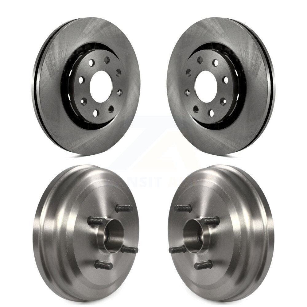 [Avant + Arrière] Kit de Disque de frein pour Chevrolet Aveo Aveo5 Pontiac G3 Suzuki Wave Swift Wave5 avec Hub Assembly K8-101976