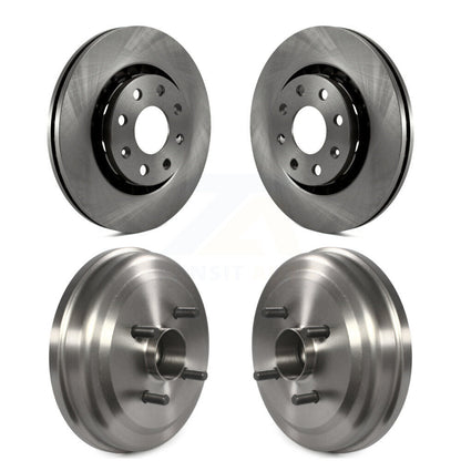 [Avant + Arrière] Kit de Disque de frein pour Chevrolet Aveo Aveo5 Pontiac G3 Suzuki Wave Swift Wave5 avec Hub Assembly K8-101976
