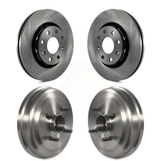 [Avant + Arrière] Kit de Disque de frein pour Chevrolet Aveo Aveo5 Pontiac G3 Suzuki Wave Swift Wave5 avec Hub Assembly K8-101976