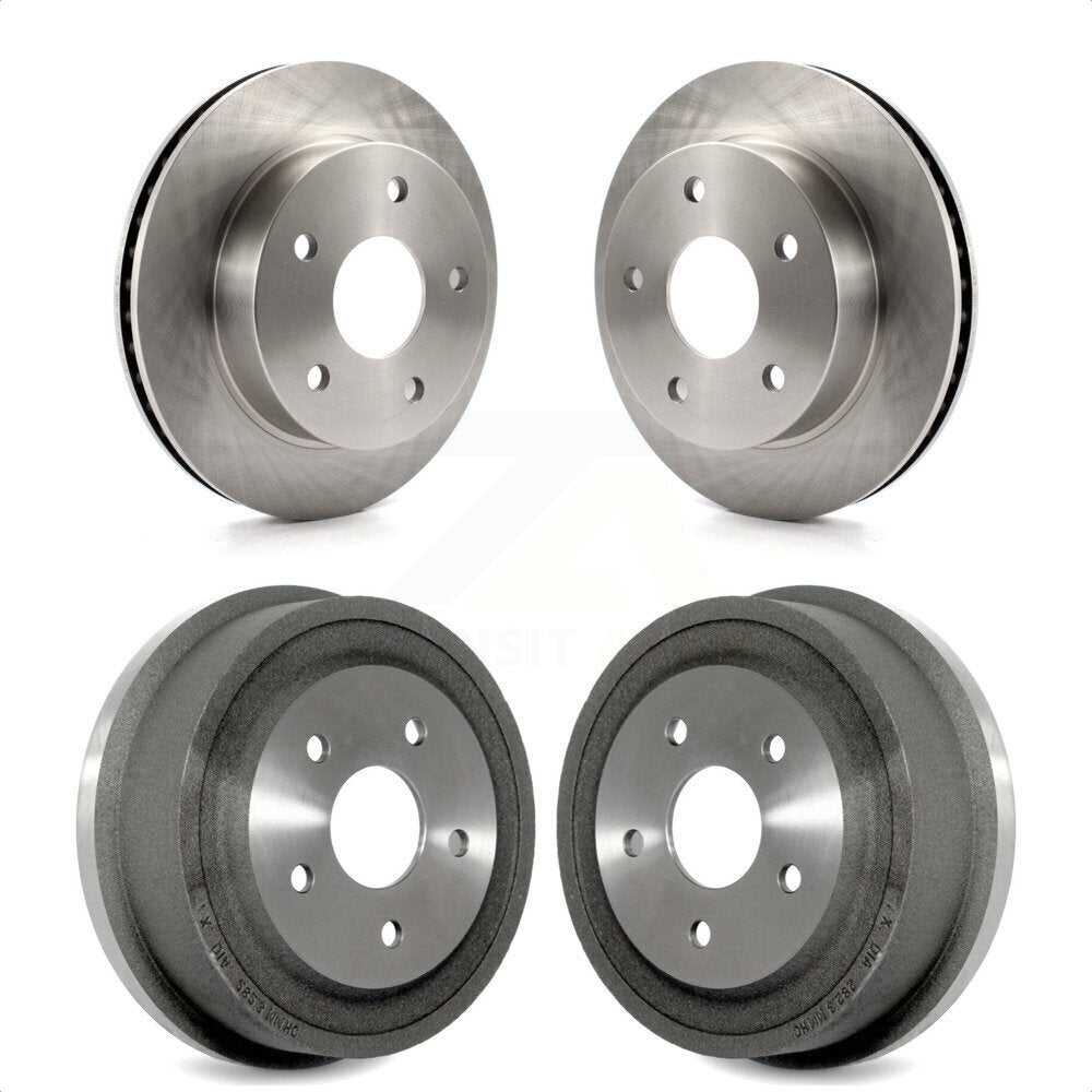 [Avant + Arrière] Kit de Disque de frein pour 2000-2001 Dodge Ram 1500 4WD K8-101980 par Top Quality