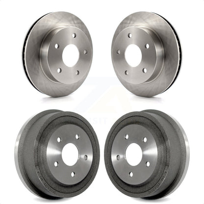 [Avant + Arrière] Kit de Disque de frein pour 2000-2001 Dodge Ram 1500 4WD K8-101980 par Top Quality