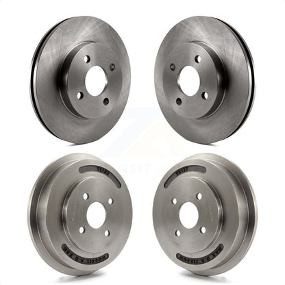 [Avant + Arrière] Kit de Disque de frein pour Chevrolet Cobalt Pontiac G5 avec 4 Lug Wheels K8-101994 par Top Quality