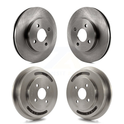 [Avant + Arrière] Kit de Disque de frein pour Chevrolet Cobalt Pontiac G5 avec 4 Lug Wheels K8-101994