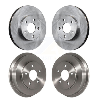 [Avant + Arrière] Kit de Disque de frein pour Chevrolet Cobalt Pontiac G5 avec 5 Lug Wheels K8-101995