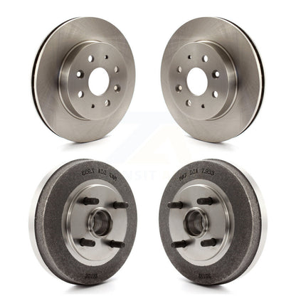 [Avant + Arrière] Kit de Disque de frein pour 2003-2005 Kia Rio Non-ABS K8-102026