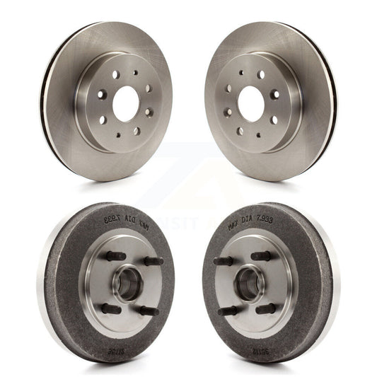 [Avant + Arrière] Kit de Disque de frein pour 2003-2005 Kia Rio Non-ABS K8-102026