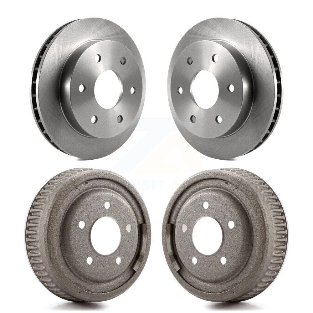 [Avant + Arrière] Kit de Disque de frein pour GMC Yukon 4WD avec 10" Diameter Drum K8-102038
