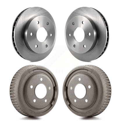 [Avant + Arrière] Kit de Disque de frein pour GMC Yukon 4WD avec 10" Diameter Drum K8-102038