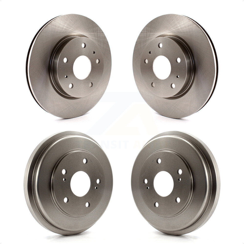 [Avant + Arrière] Kit de Disque de frein pour 2007-2012 Suzuki SX4 Drum rear brakes K8-102041 par Top Quality