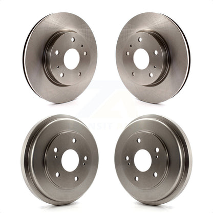 [Avant + Arrière] Kit de Disque de frein pour 2007-2012 Suzuki SX4 Drum rear brakes K8-102041 par Top Quality