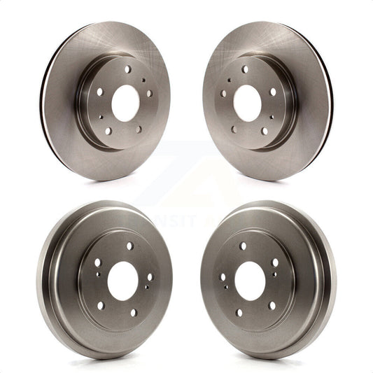 [Avant + Arrière] Kit de Disque de frein pour 2007-2012 Suzuki SX4 Drum rear brakes K8-102041 par Top Quality