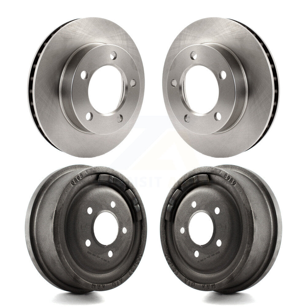 [Avant + Arrière] Kit de Disque de frein pour 1983 Ford F-150 4WD avec 10" Diameter Drum K8-102048