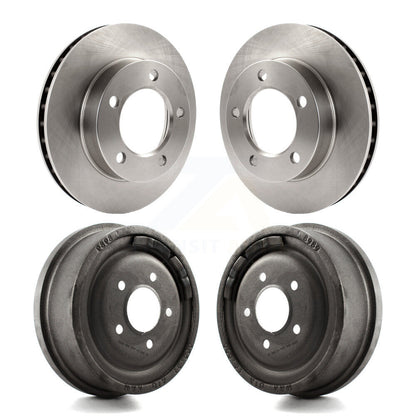 [Avant + Arrière] Kit de Disque de frein pour 1983 Ford F-150 4WD avec 10" Diameter Drum K8-102048