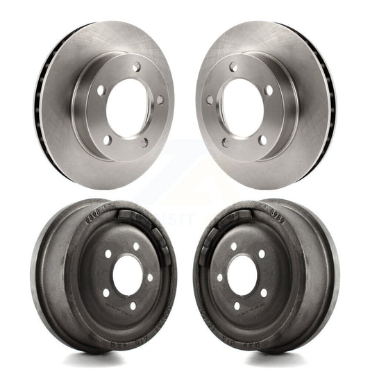 [Avant + Arrière] Kit de Disque de frein pour 1983 Ford F-150 4WD avec 10" Diameter Drum K8-102048