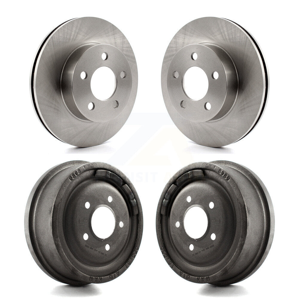 [Avant + Arrière] Kit de Disque de frein pour Ford Ranger Mazda B3000 B4000 avec 10" Diameter Drum 4WD K8-102049
