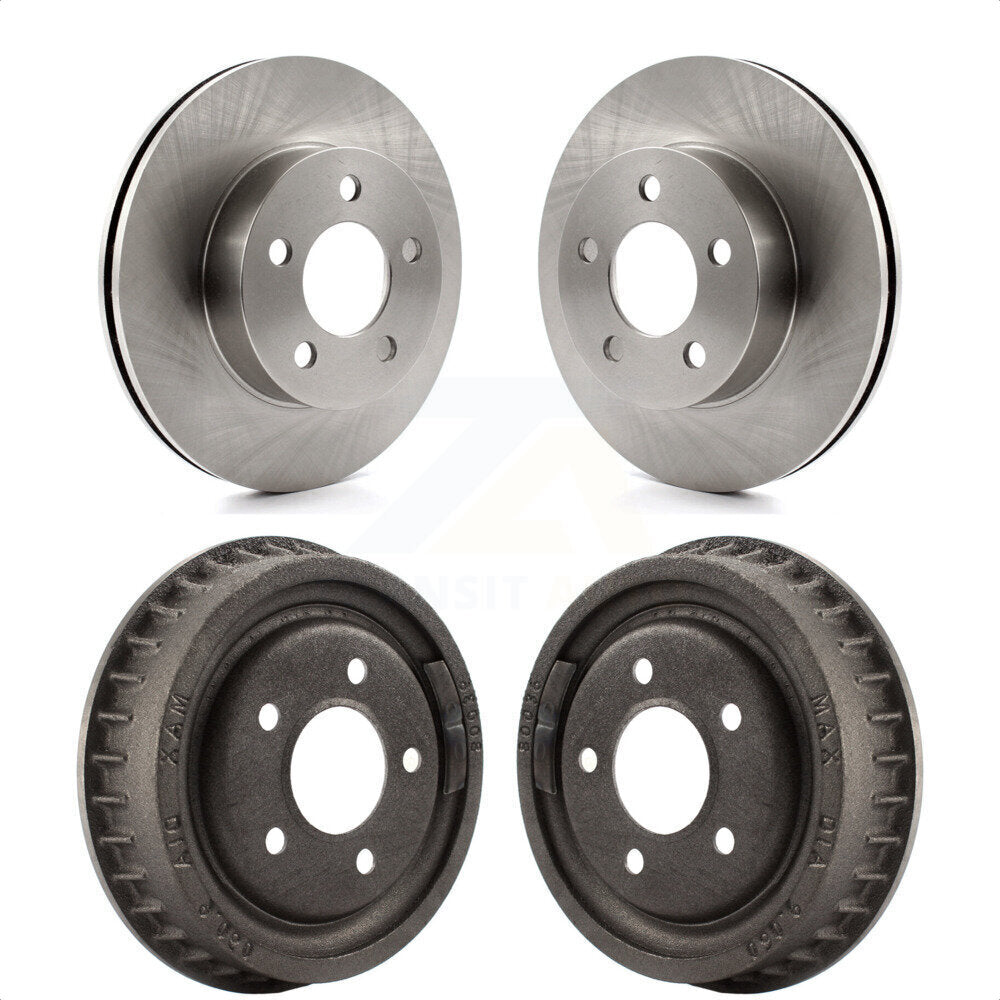 [Avant + Arrière] Kit de Disque de frein pour Ford Ranger Mazda B3000 B4000 avec 9" Diameter Drum 4WD K8-102050 par Top Quality