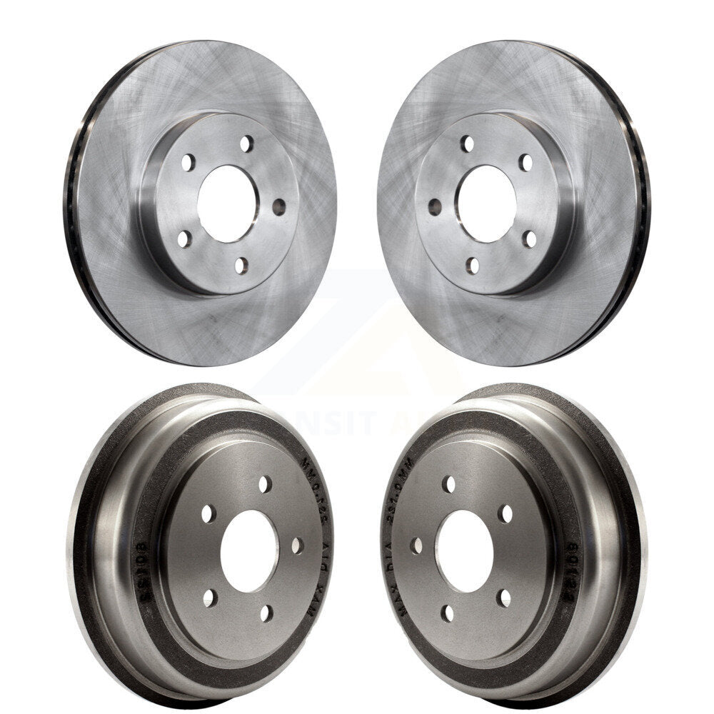 [Avant + Arrière] Kit de Disque de frein pour Chevrolet Cobalt Pontiac G5 avec 5 Lug Wheels K8-102060