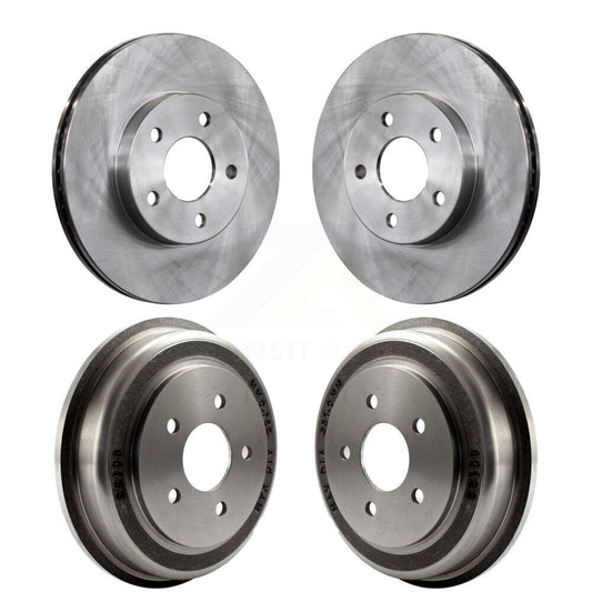 [Avant + Arrière] Kit de Disque de frein pour Chevrolet Cobalt Pontiac G5 avec 5 Lug Wheels K8-102060