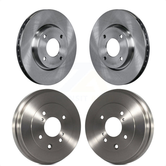 [Avant + Arrière] Kit de Disque de frein pour Nissan Sentra Versa Cube K8-102068 par Top Quality